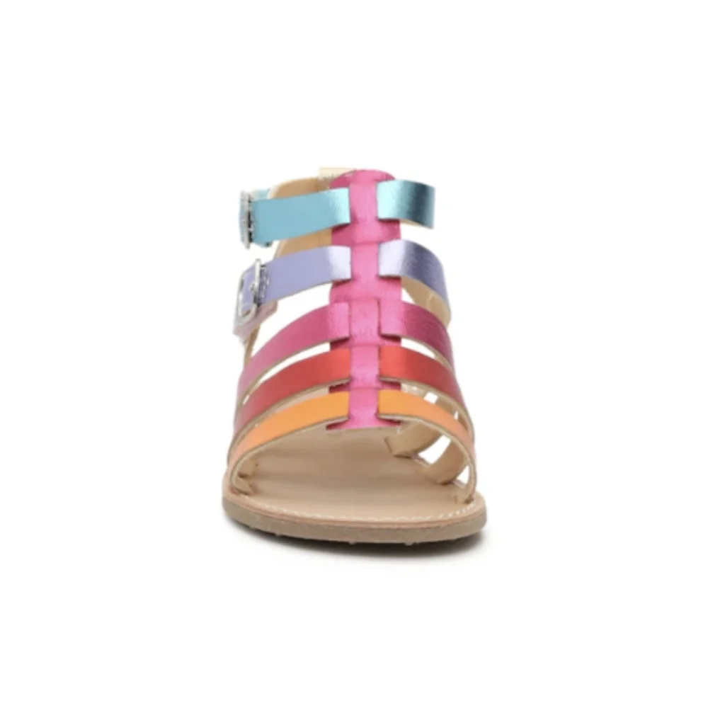NIB Kelly & Katie Chloe Gladiator Rainbow Sandal Kids Size 1